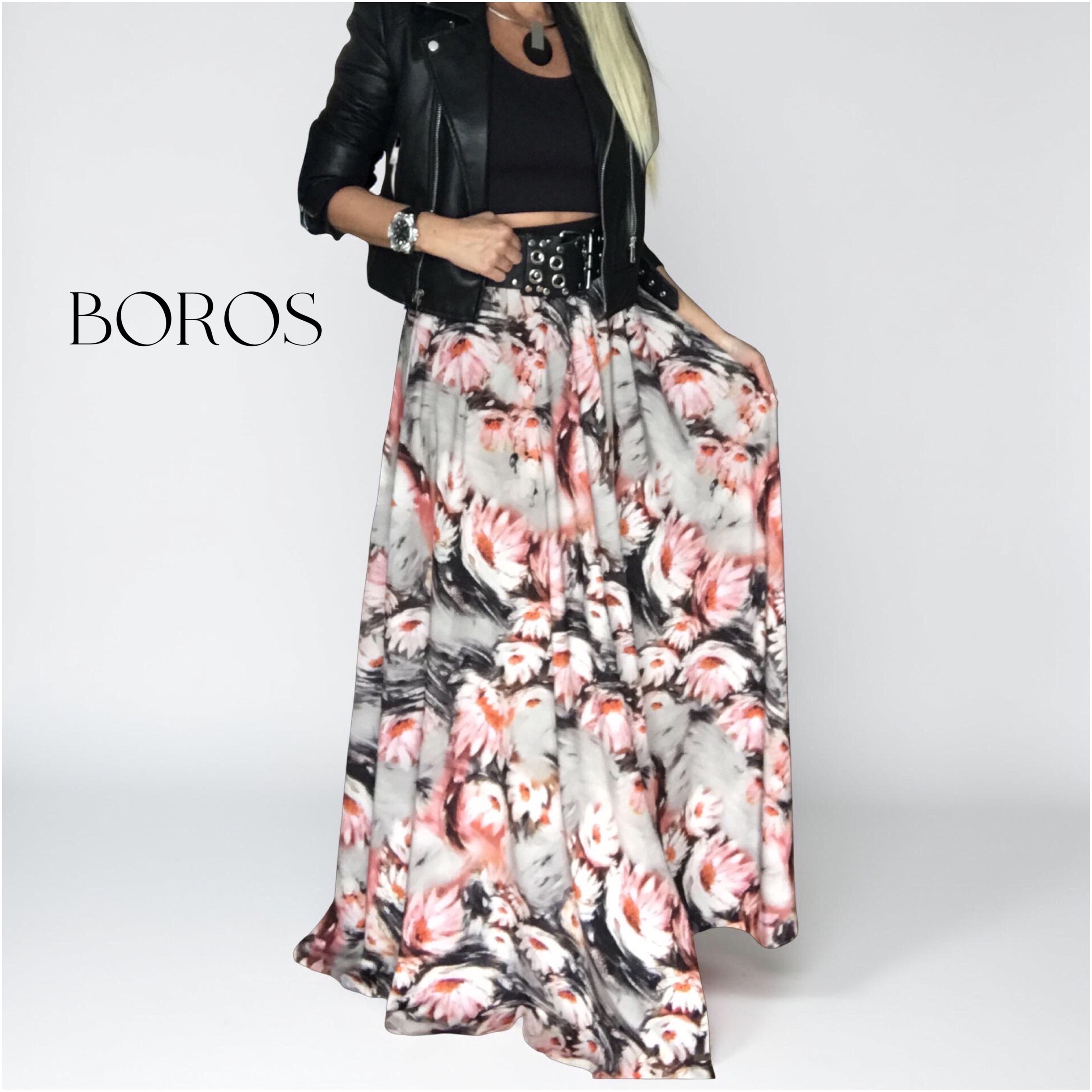 Dlouhá letní sukně BOROS SK-L-GRK01